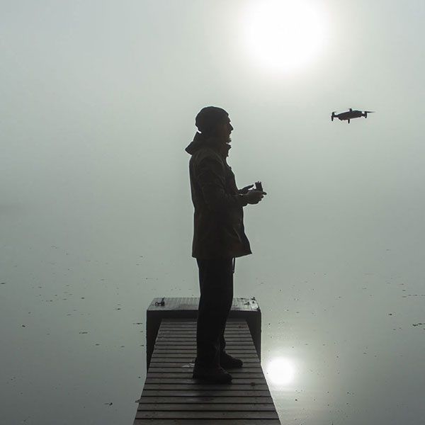 Mariage par drone