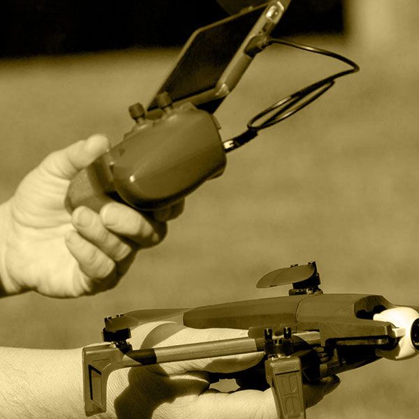 Film drone mariage