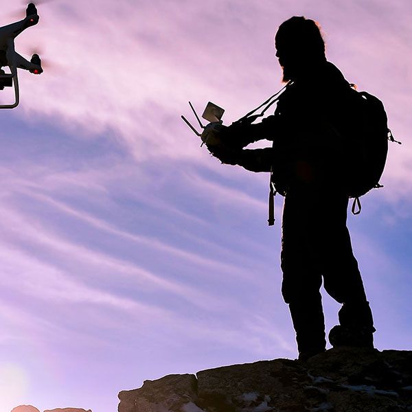 Film drone mariage