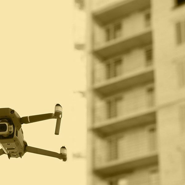 Photo mariage drone
