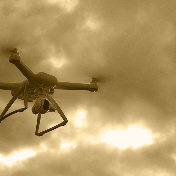 Film drone mariage