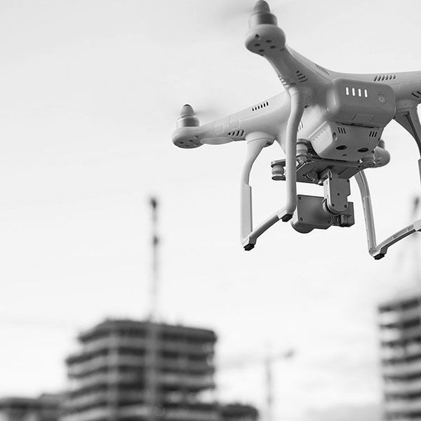 Mariage filmé par drone