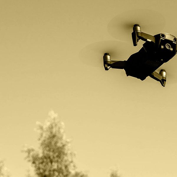 Film drone mariage