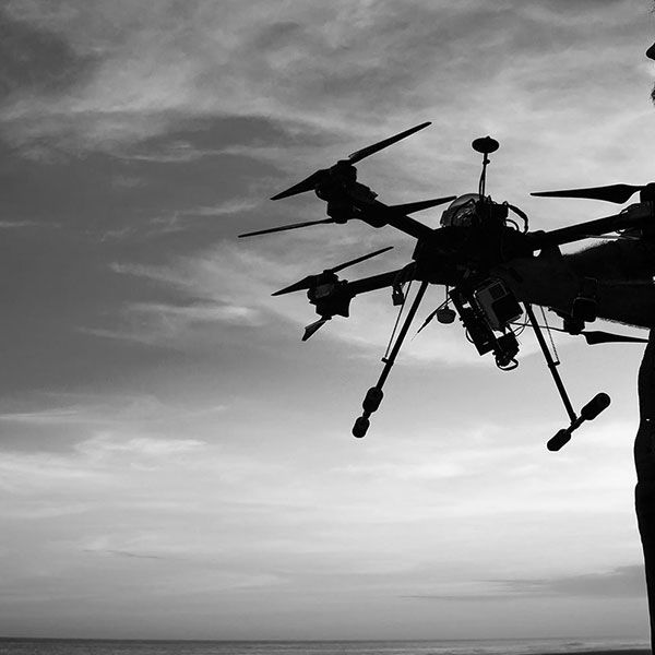 Film drone mariage