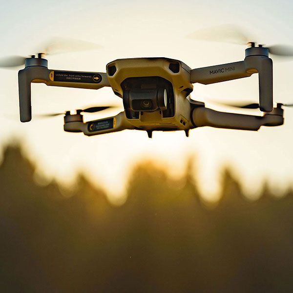 Drone professionnel mariage