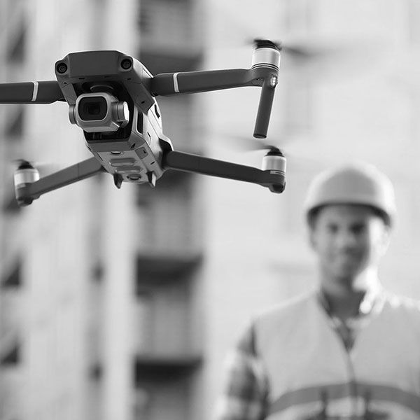 Photo mariage drone