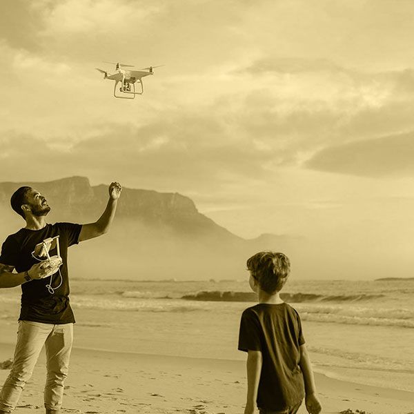 Video drone mariage