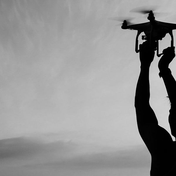 Drone professionnel mariage