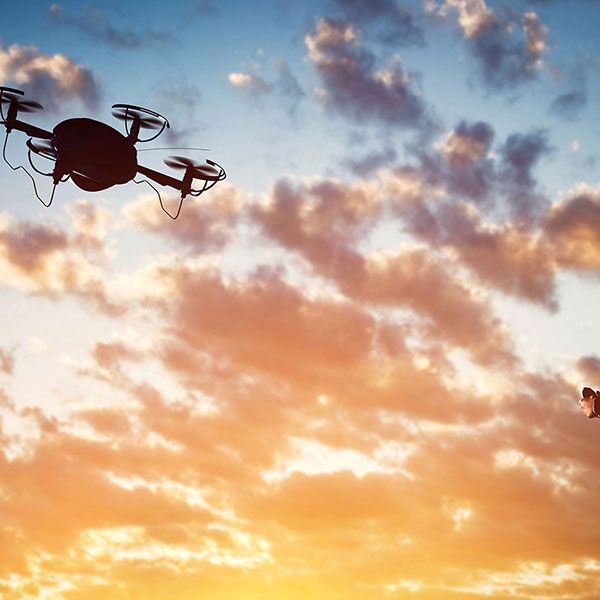 Video drone mariage