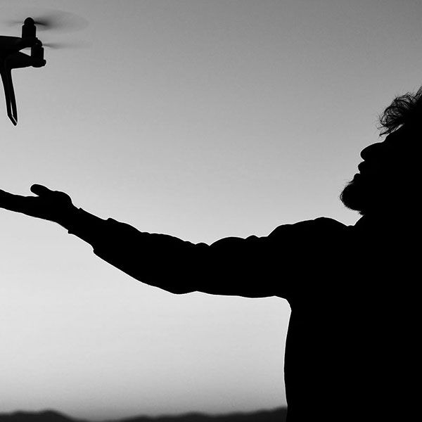 Video drone mariage