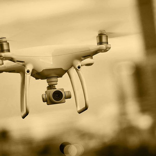 Mariage filmé par drone