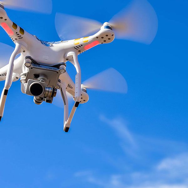Mariage filmé par drone
