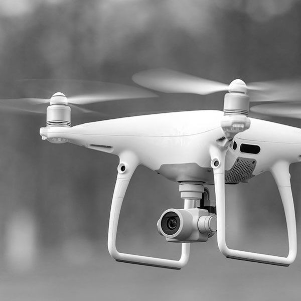Mariage filmé par drone