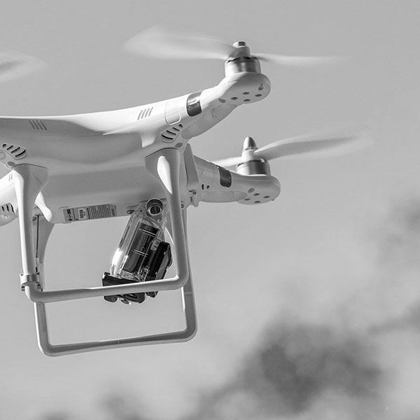 Drone professionnel mariage