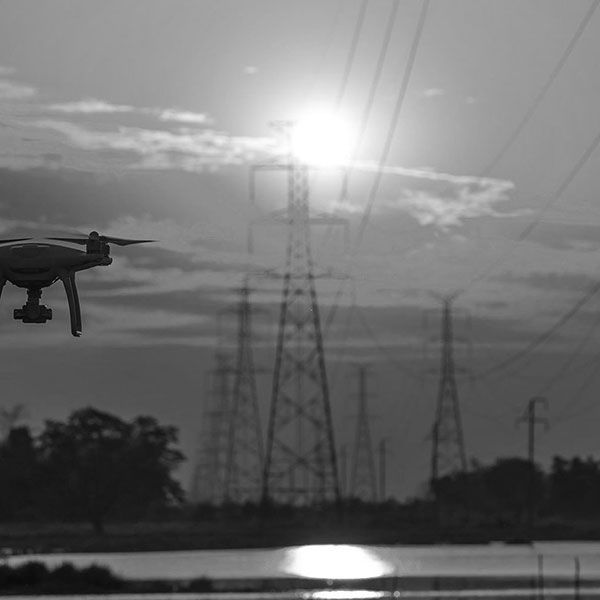 Mariage filmé par drone