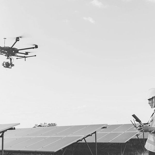 Film drone mariage