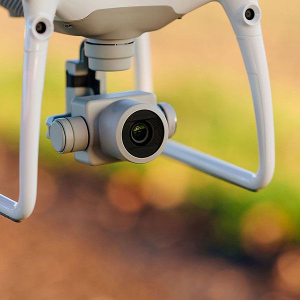 Mariage filmé par drone