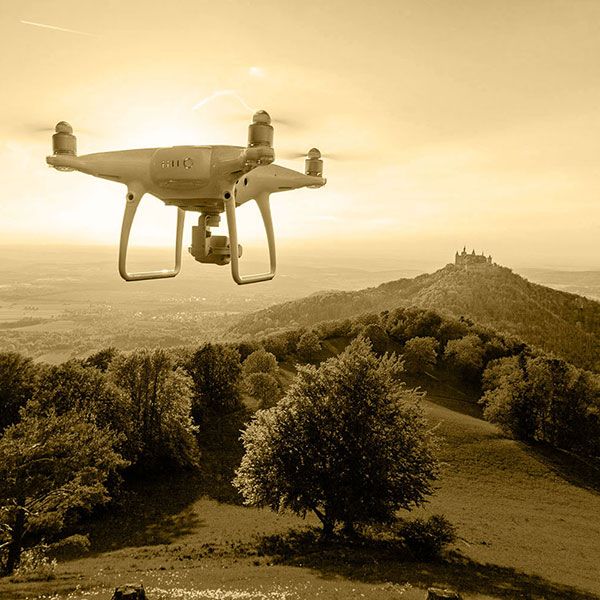 Drone professionnel mariage