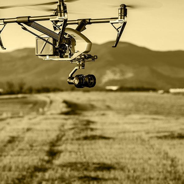 Drone professionnel mariage