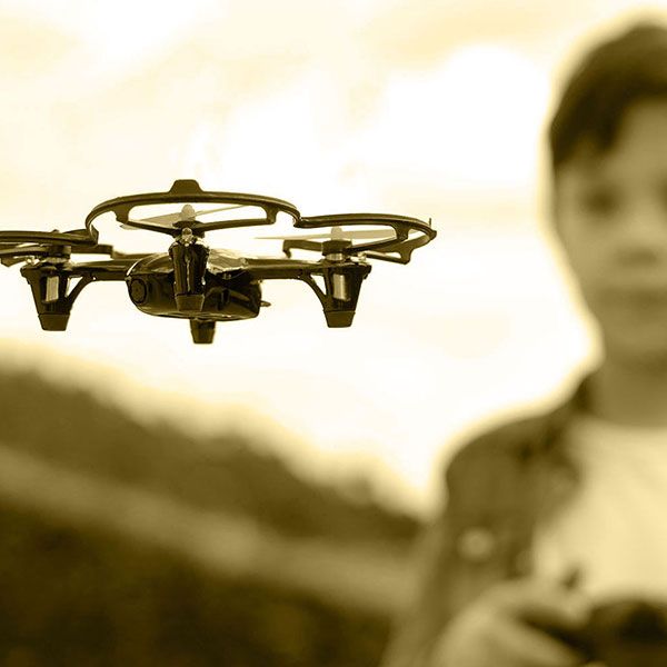 Mariage filmé par drone