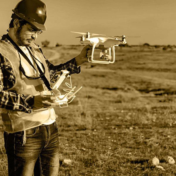 Drone professionnel mariage
