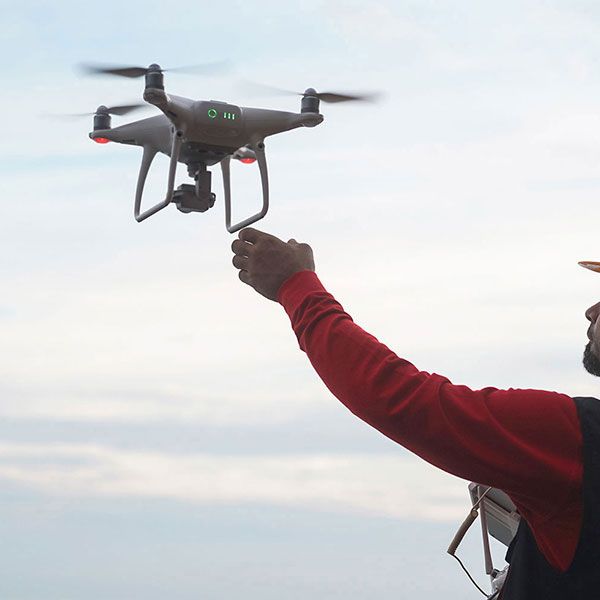 Film drone mariage