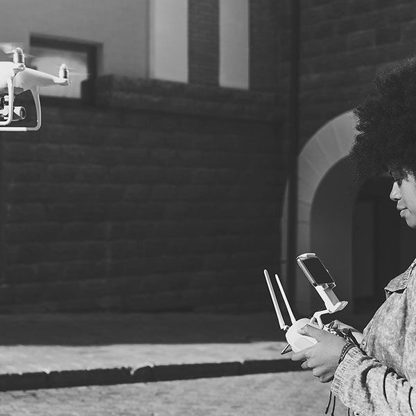 Drone professionnel mariage