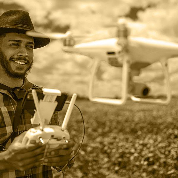 Drone professionnel mariage