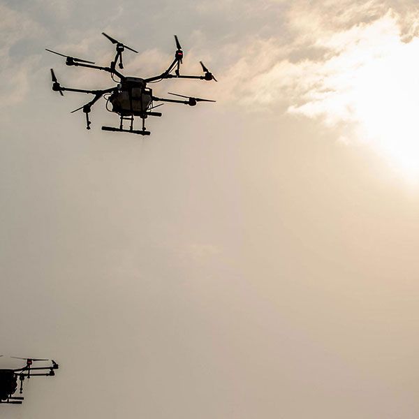Video drone mariage