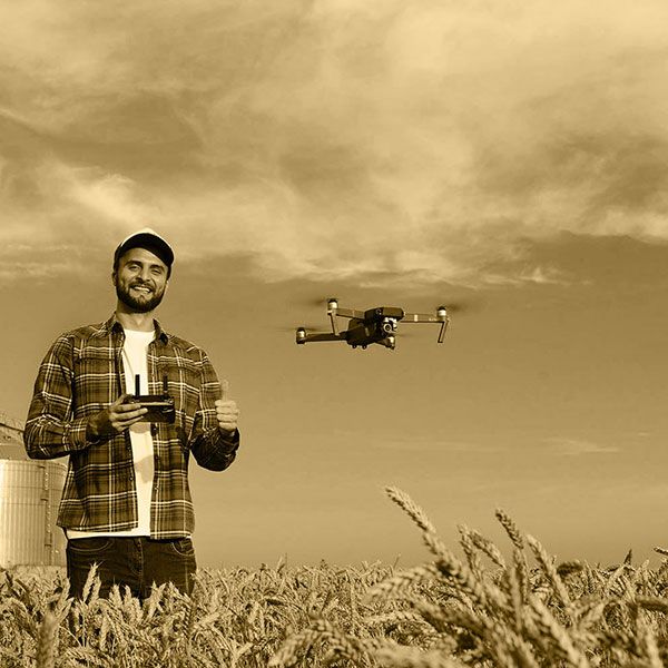 Photo mariage drone