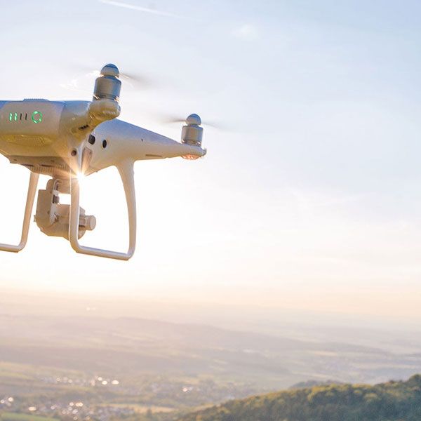 Mariage filmé par drone