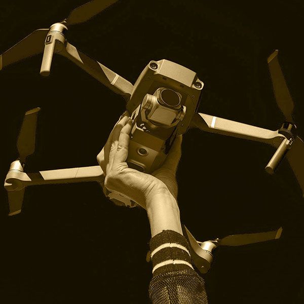 Drone professionnel mariage