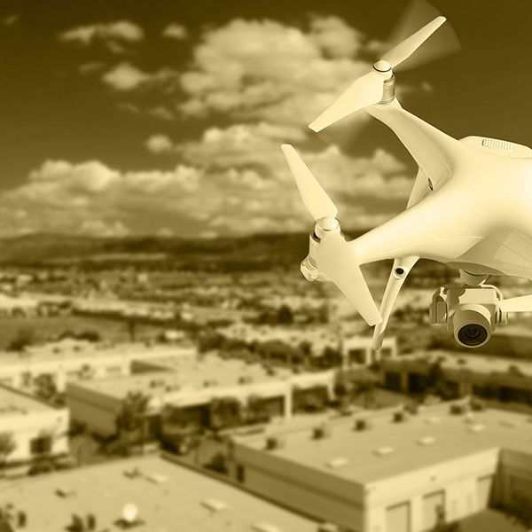 Photo mariage drone