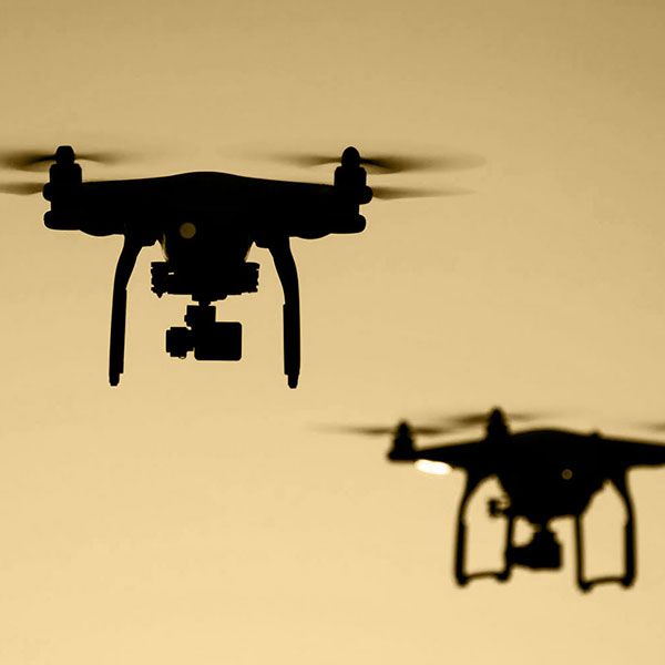 Photo mariage drone