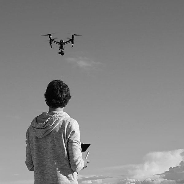 Drone professionnel mariage
