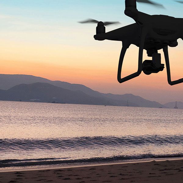 Film drone mariage