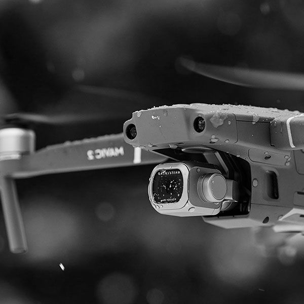 Mariage filmé par drone