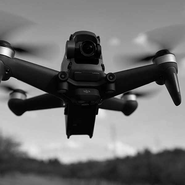 Mariage filmé par drone