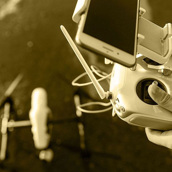 Mariage filmé par drone