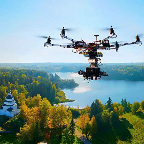 Video drone mariage