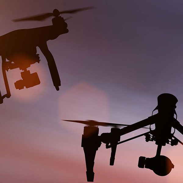 Film drone mariage