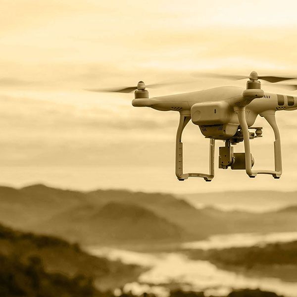 Mariage filmé par drone