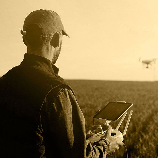 Drone professionnel mariage