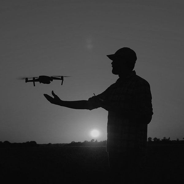 Drone professionnel mariage
