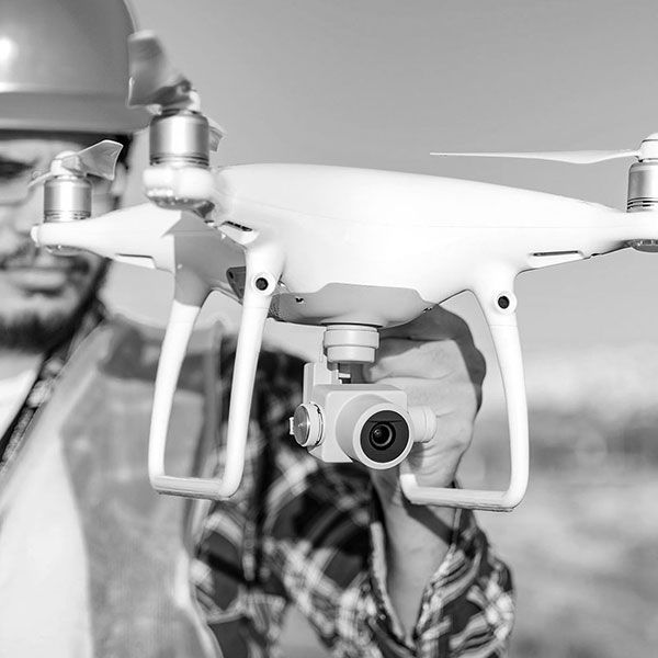 Drone professionnel mariage