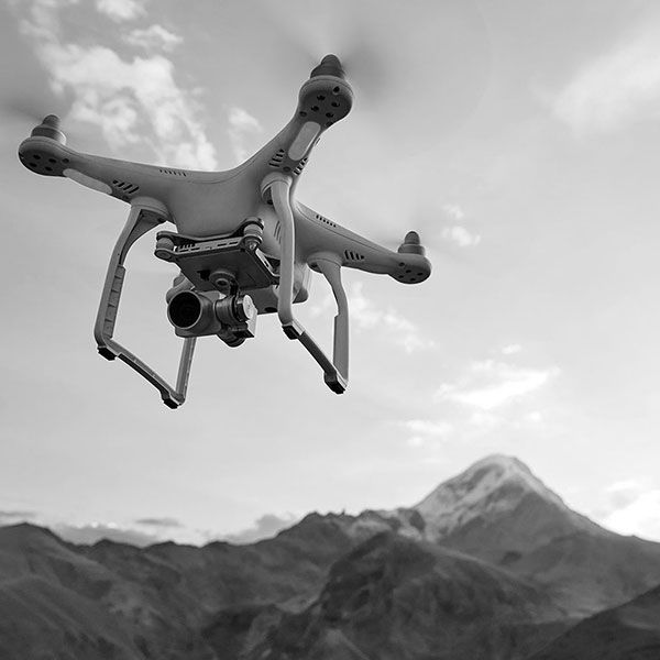 Mariage filmé par drone