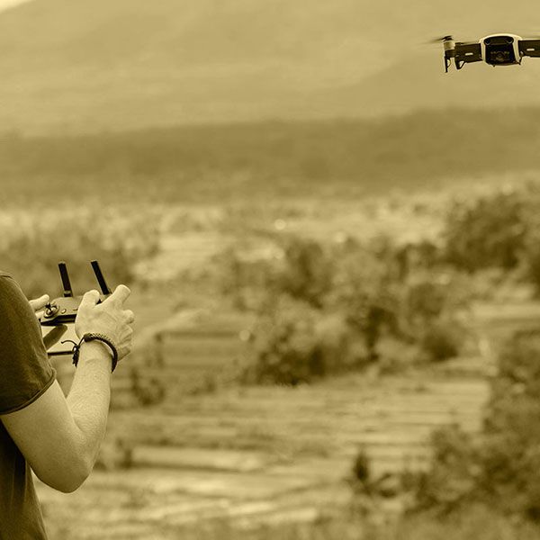 Drone professionnel mariage