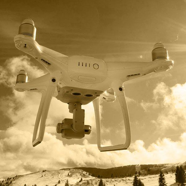 Video drone mariage