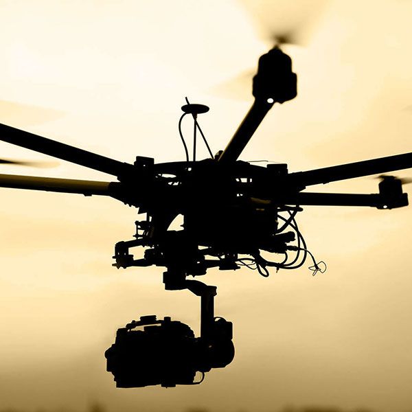 Mariage filmé par drone
