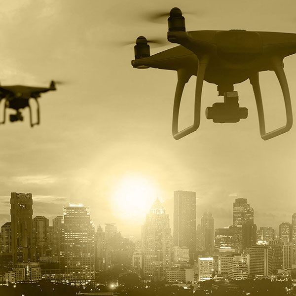 Drone professionnel mariage